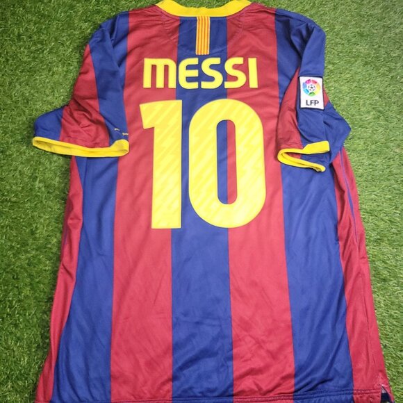 Messi Barcelona 2010 2011 Home Soccer Jersey Shirt XL SKU# 382354-488 - Picture 1 of 9